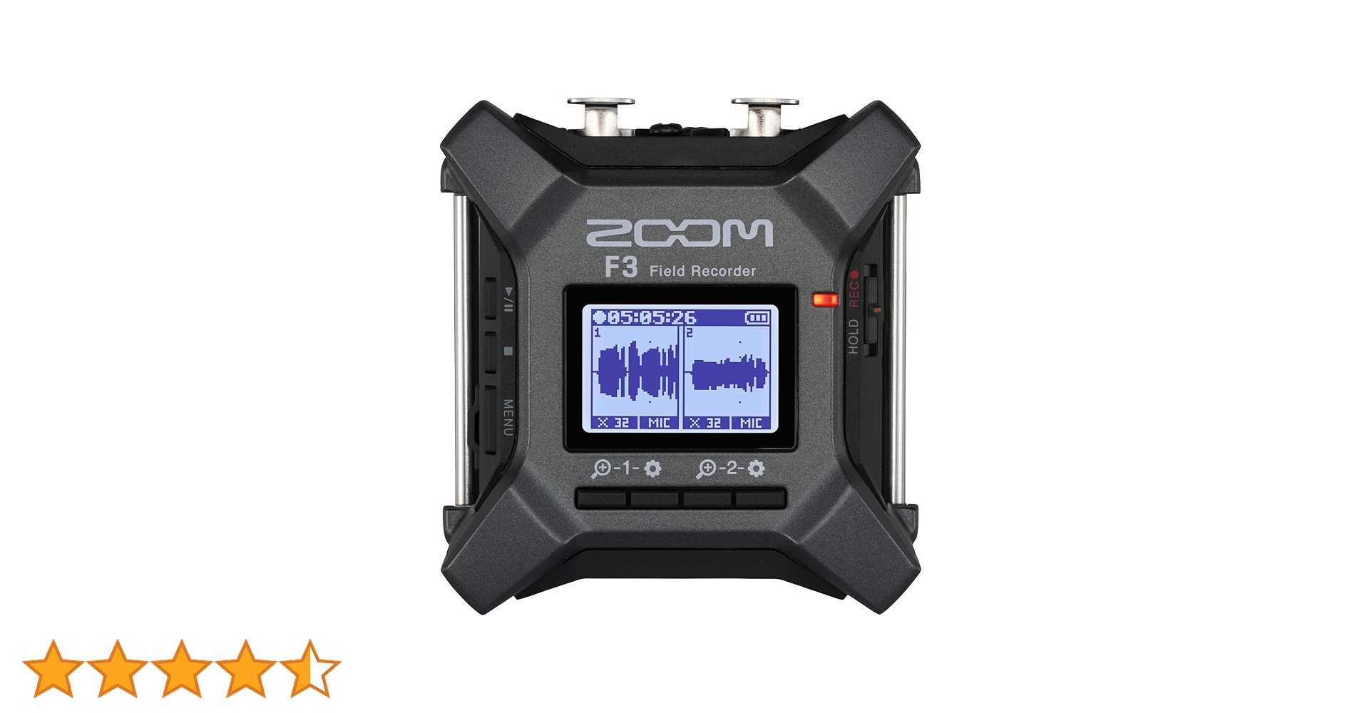 その他 ZOOM F3 Field Recorder Zoom F3 Compact high-end 2-Track Field Recorder | 192kHz 32